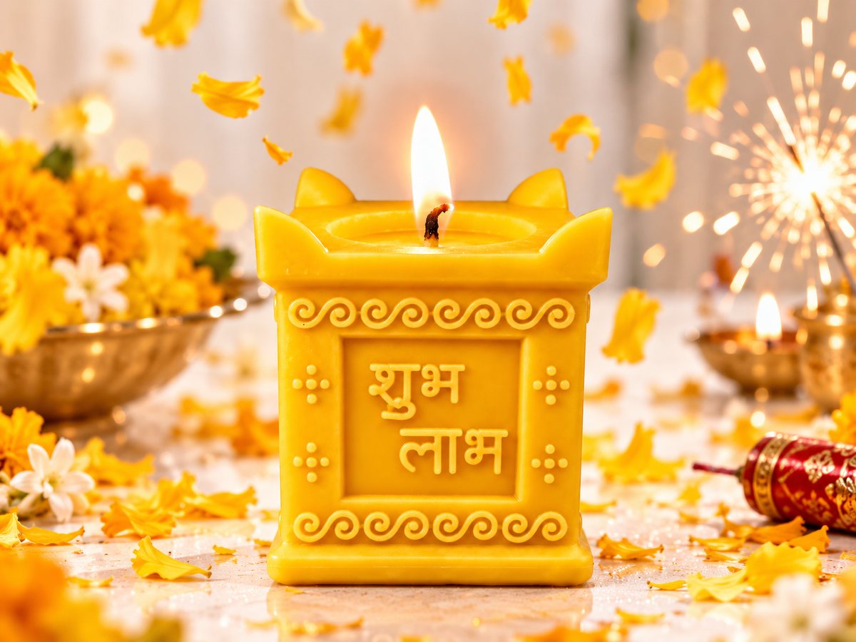 Shubh Diwali Candle