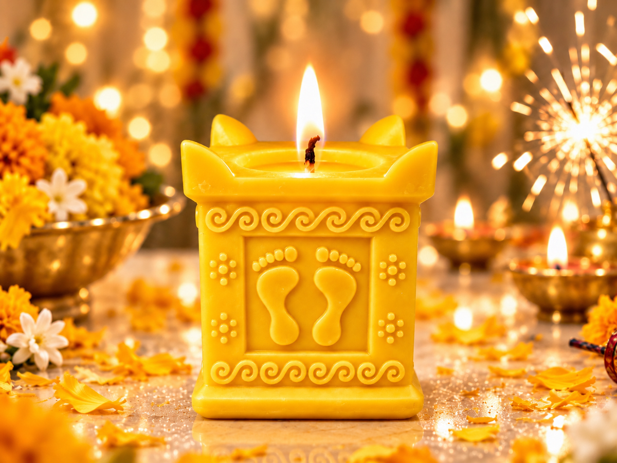 Shubh Diwali Candle